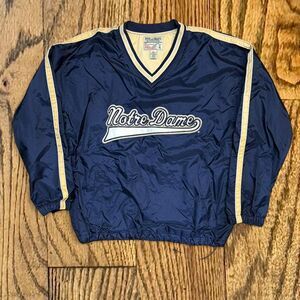 Vintage Steve and Barry’s University of Notre Dame Pullover Windbreaker